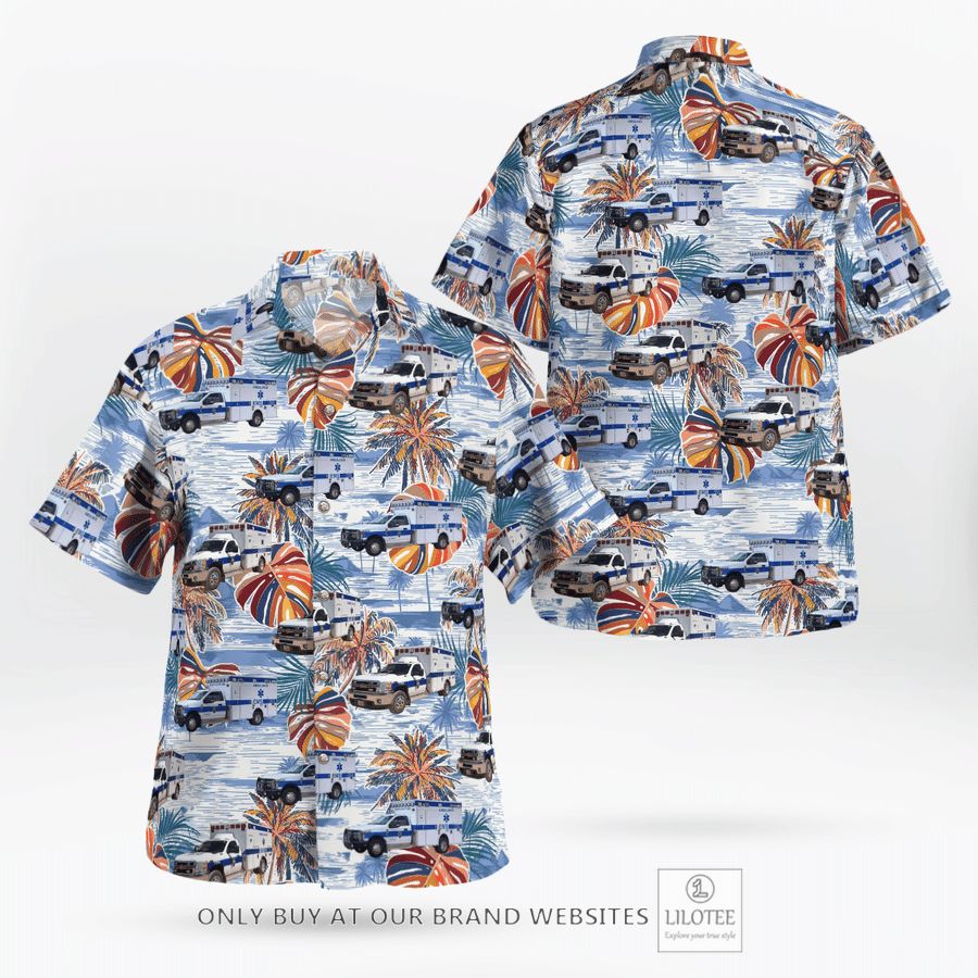 Utah Grand County EMS Hawaiian Shirt 16