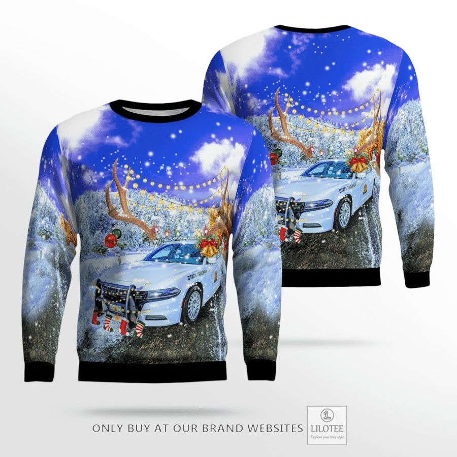 Utah Highway Patrol Christmas 3D Sweater 25