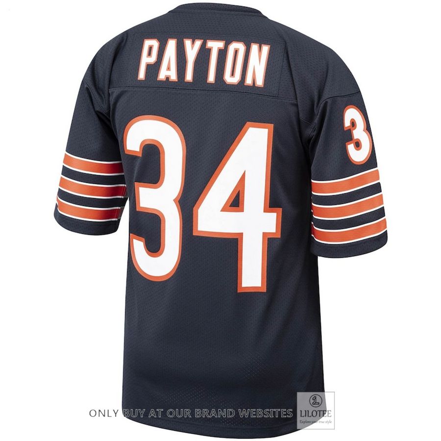 Walter Payton Chicago Bears Mitchell And Ness 1985 Authentic Throwback Retired Player Navy Football Jersey 12