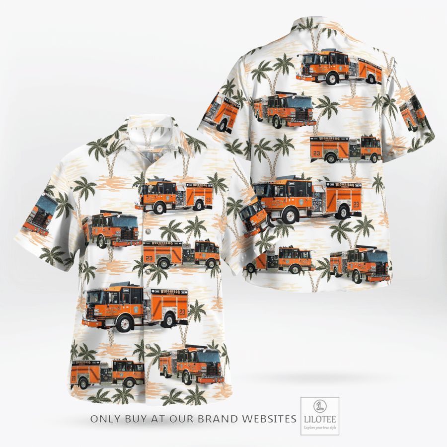 Wiconisco Fire Co Hawaiian Shirt 16