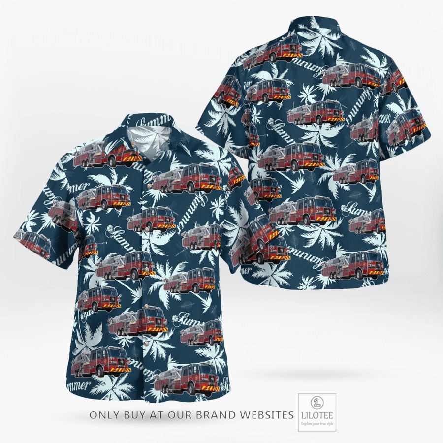 Winter Haven Fire Department Hawaiian Shirt 17
