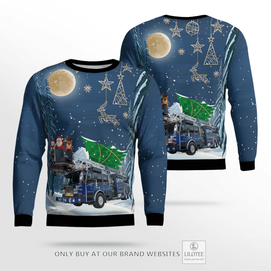 Winterville Fire-Rescue-EMS Christmas 3D Sweater 25