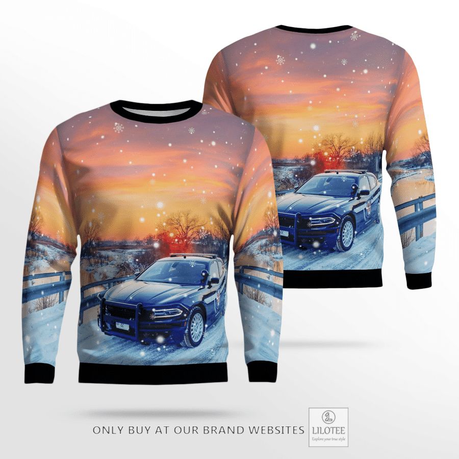 Wisconsin State Patrol Christmas 3D Sweater 24