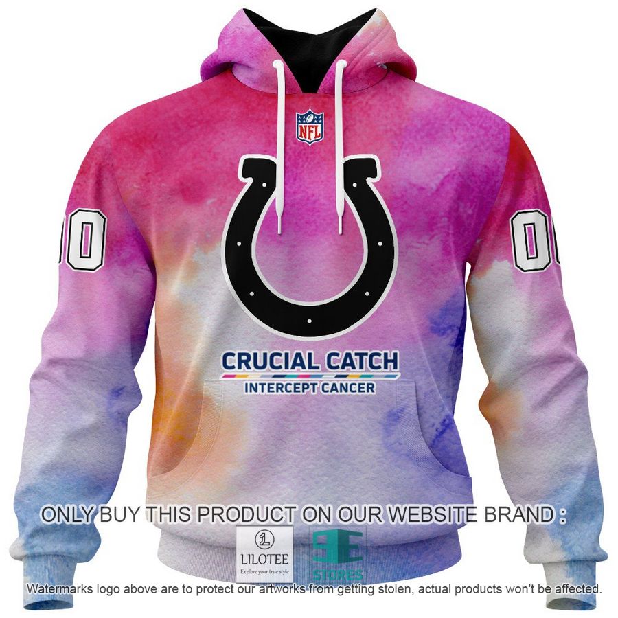 Personalized Crucial Catch Intercept Cancer Indianapolis Colts Shirt, Hoodie - LIMITED EDITION 14