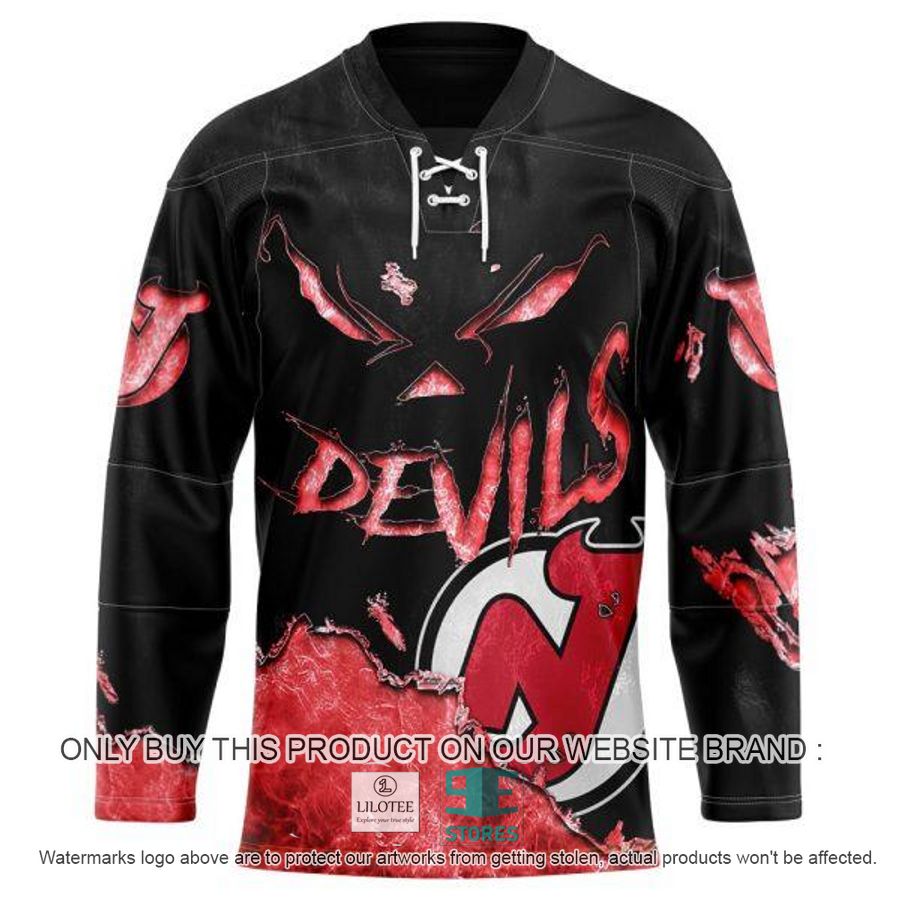 Personalized NHL New Hockey Jersey Devils demon face Hockey Jersey 5