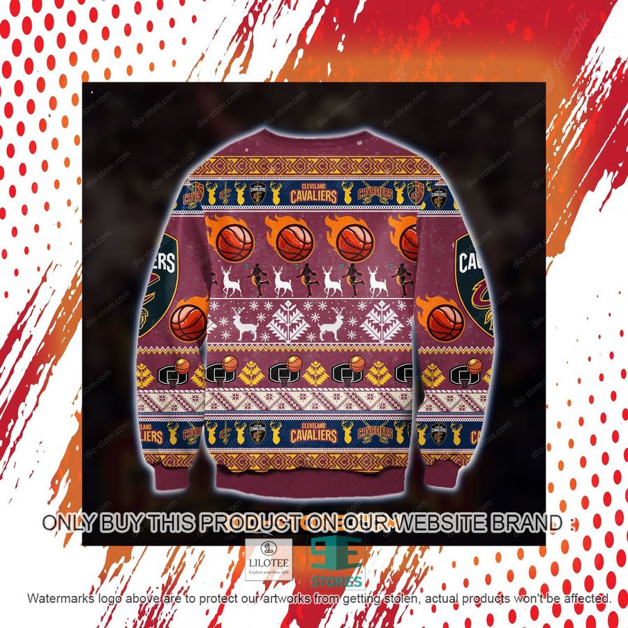 3D Printed Cleveland Cavaliers Ugly Christmas Sweater, Sweatshirt 11 3D Printed Cleveland Cavaliers Ugly Christmas Sweater, Sweatshirt - Image 11
