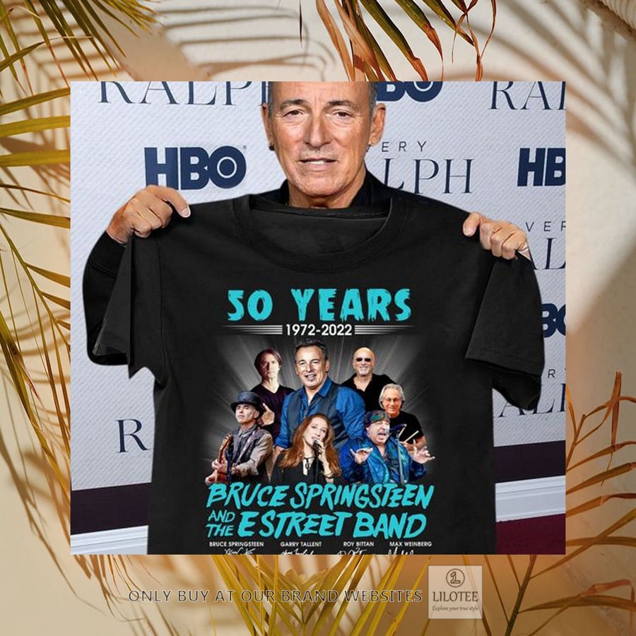 Alternative view of 50 years Bruce Springsteen E Street Band 2D Shirt, Hoodie
