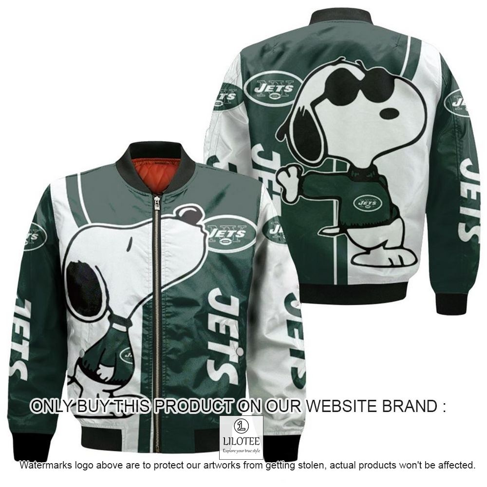 NFL New York Jets Snoopy Bomber Jacket - LIMITED EDITION 11