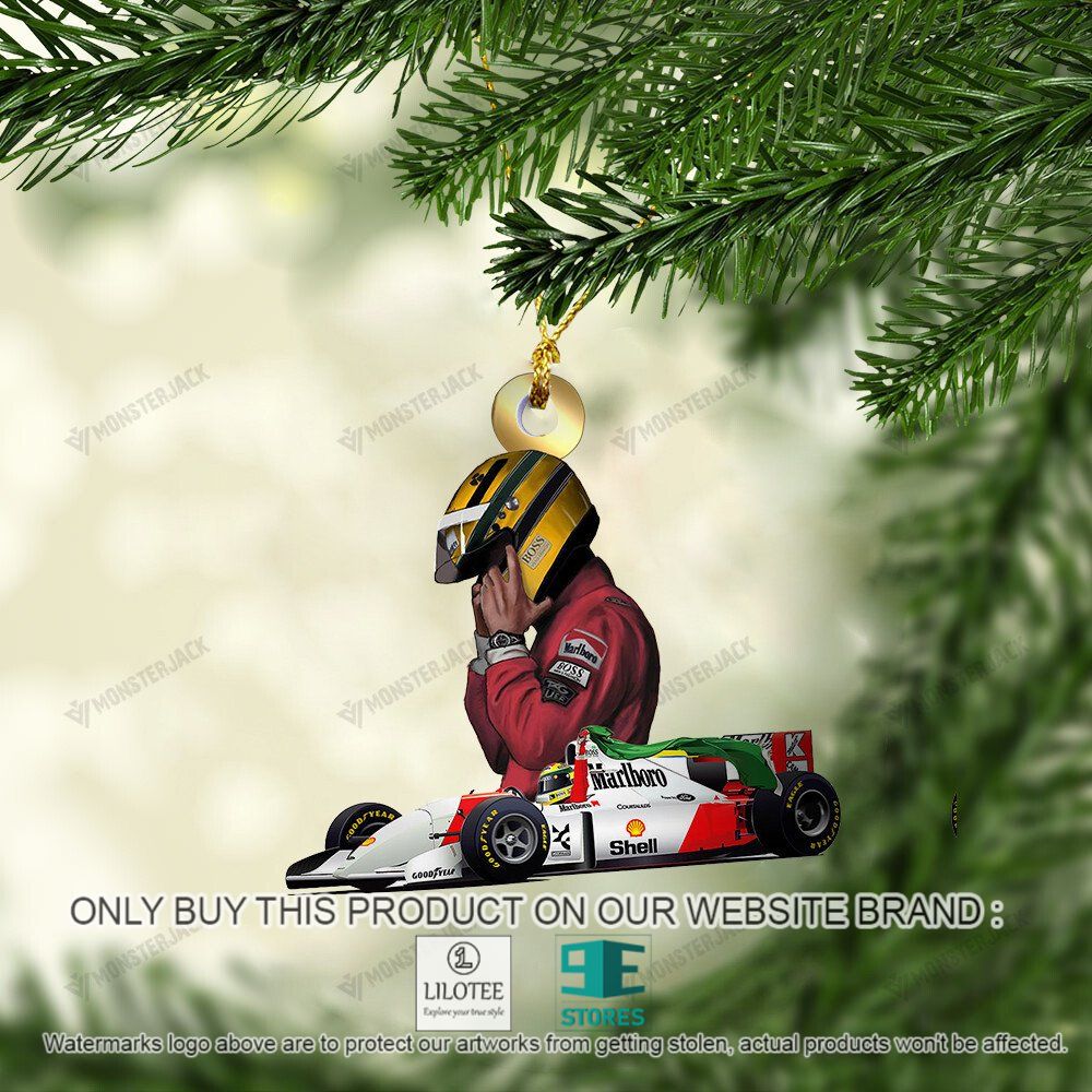 F1 Ayrton Senna Christmas Ornament - LIMITED EDITION 21