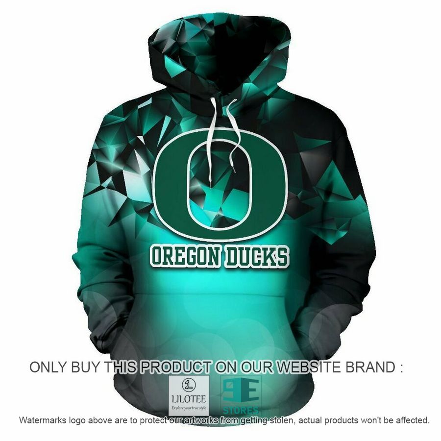 Oregon Ducks NCAA green black 3D Hoodie, Zip Hoodie - LIMITED EDITION 9