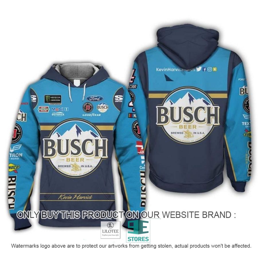Busch Kevin Harvick Racing 3D Shirt, Hoodie 7