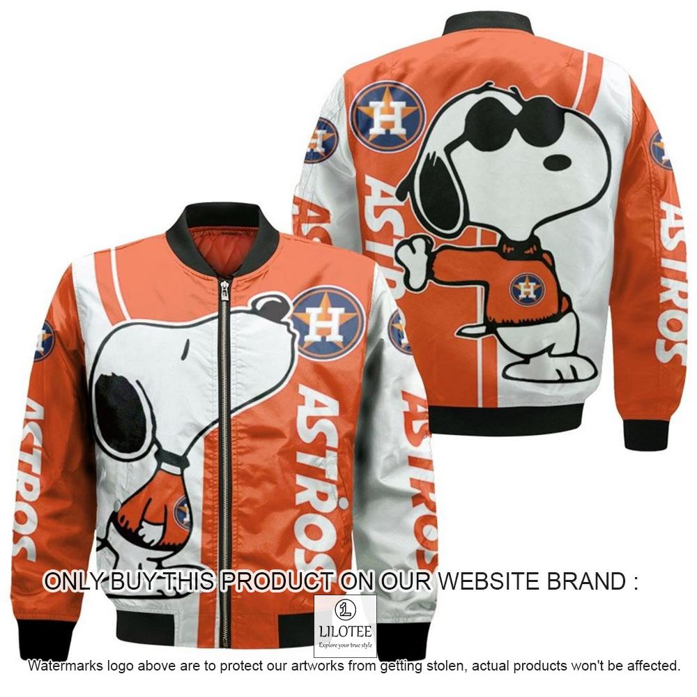 MLB Houston Astros Snoopy Bomber Jacket - LIMITED EDITION 11