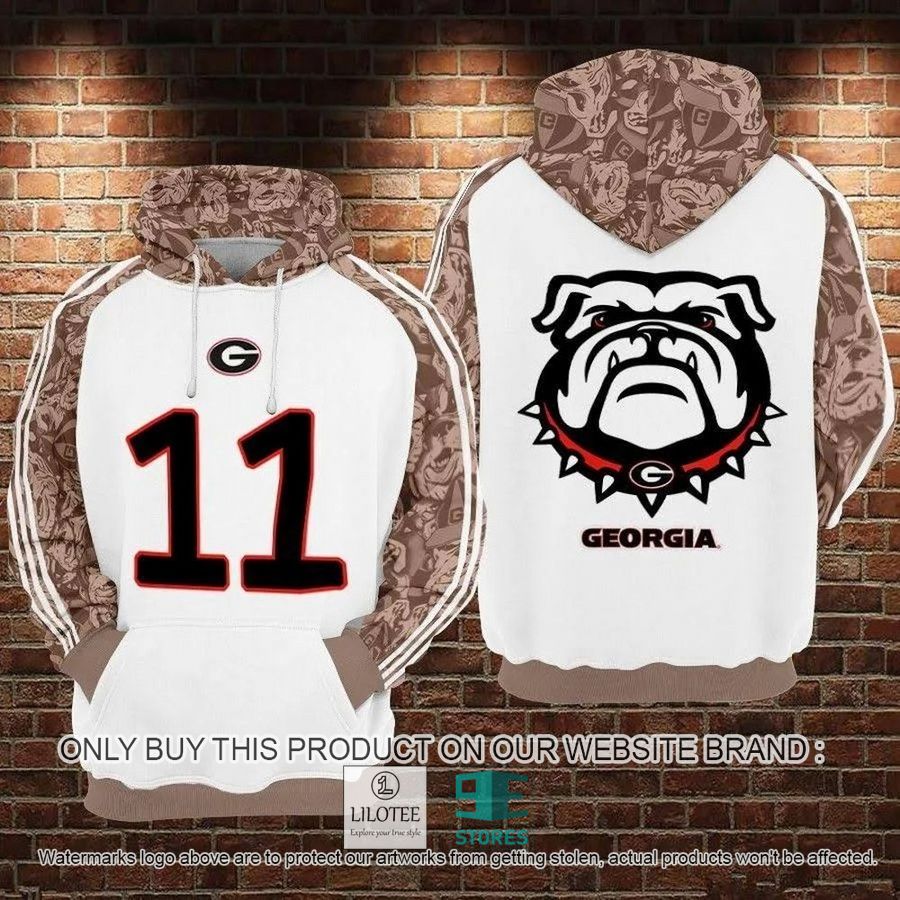 Georgia Bulldogs NCAA logo 11 3D Hoodie, Zip Hoodie - LIMITED EDITION 8