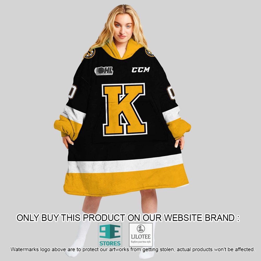 OHL Kingston Frontenacs Personalized Oodie Blanket Hoodie - LIMITED EDITION 8