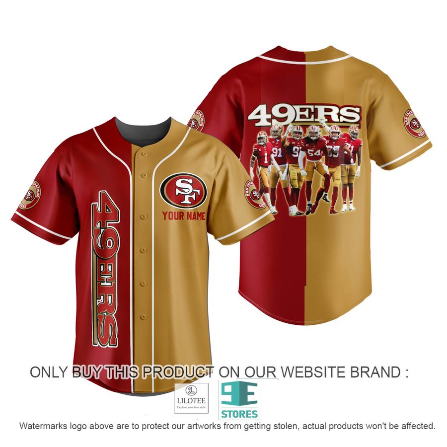 Personalized San Francisco 49ers Players Baseball Jersey 7