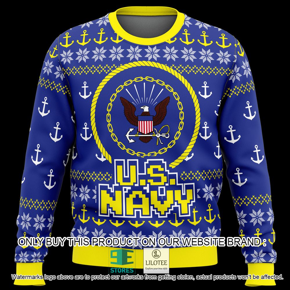 U.S. Navy Flag Ugly Christmas Sweater - LIMITED EDITION 4