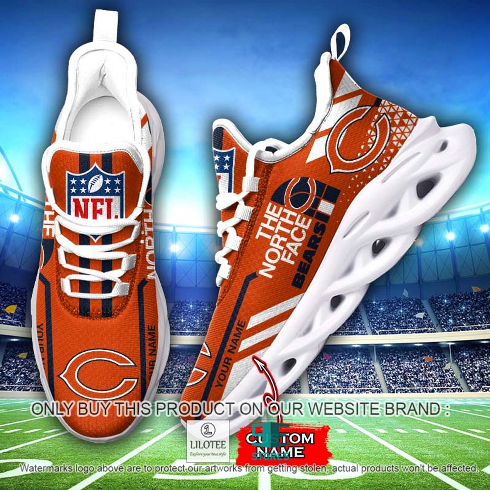 NFL The North Face Chicago Bears Your Name Clunky Max Soul Shoes - LIMITED EDITION 13