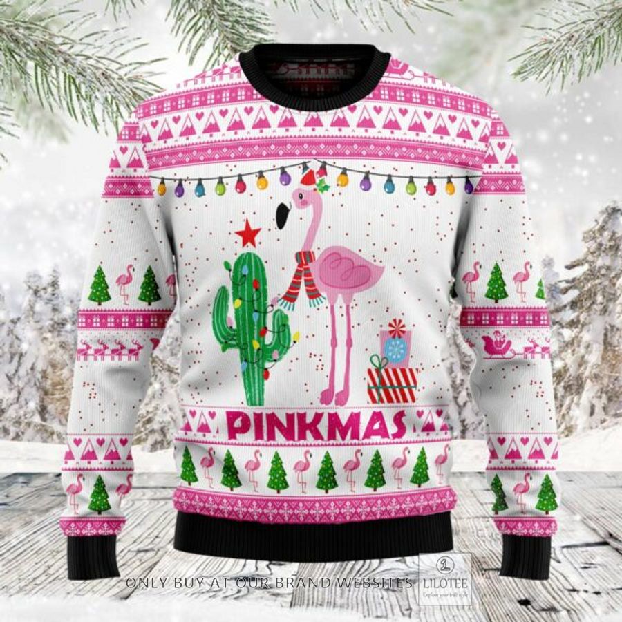 Merry Pinkmas Ugly Christmas Sweatshirt 6