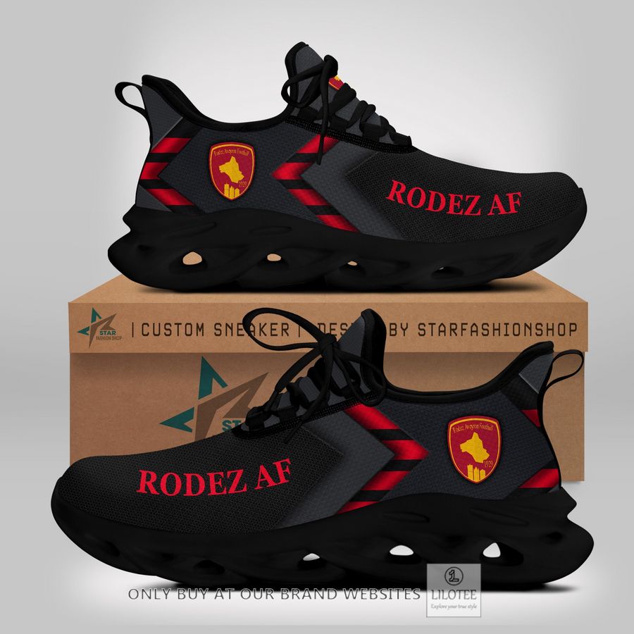 Rodez Aveyron Football Ligue 1 and 2 Clunky Max Soul Shoes 8
