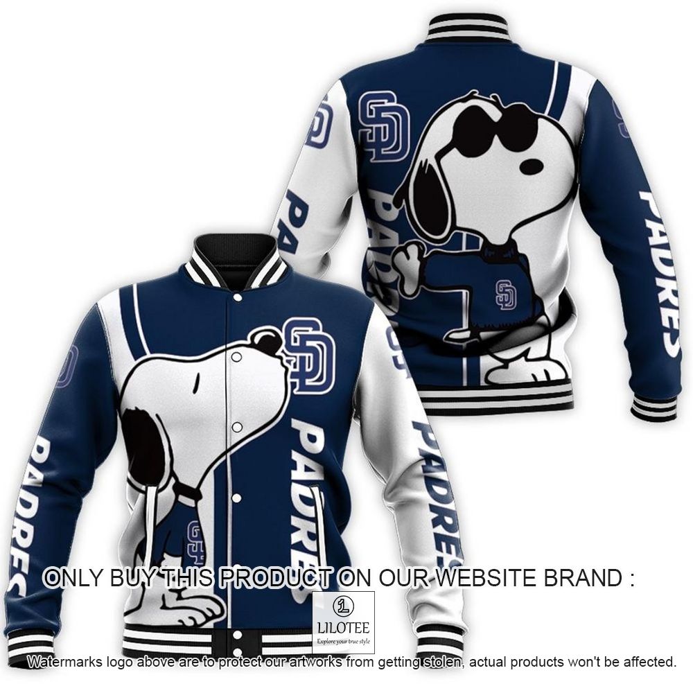 MLB San Diego Padres Snoopy Baseball Jacket - LIMITED EDITION 10