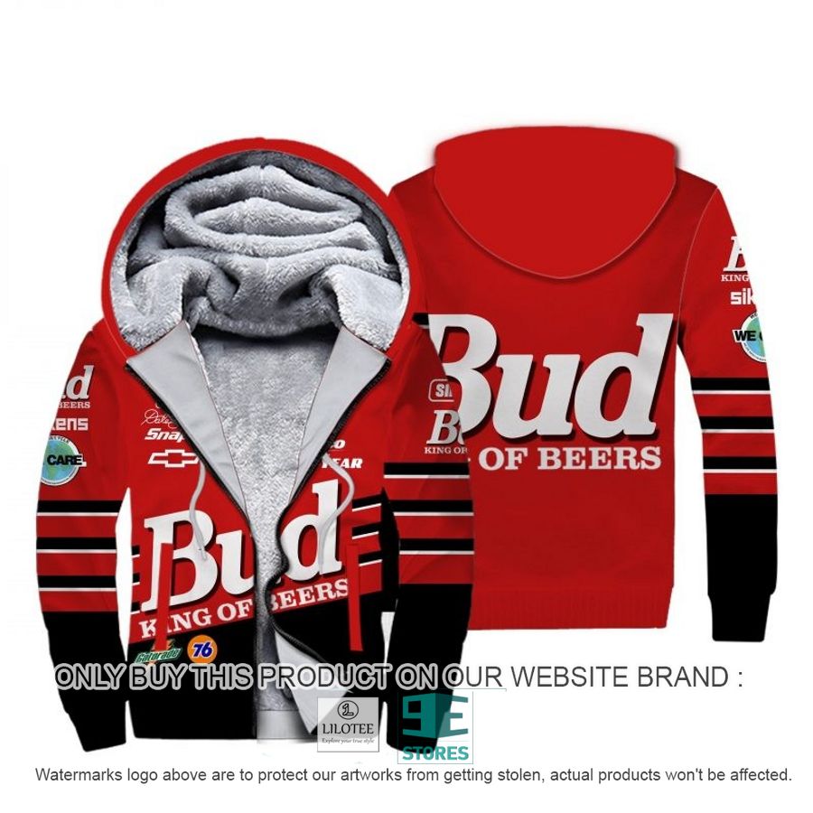 Bud King of beers Dale Earnhardt Jr. Racing Fleece Hoodie 8