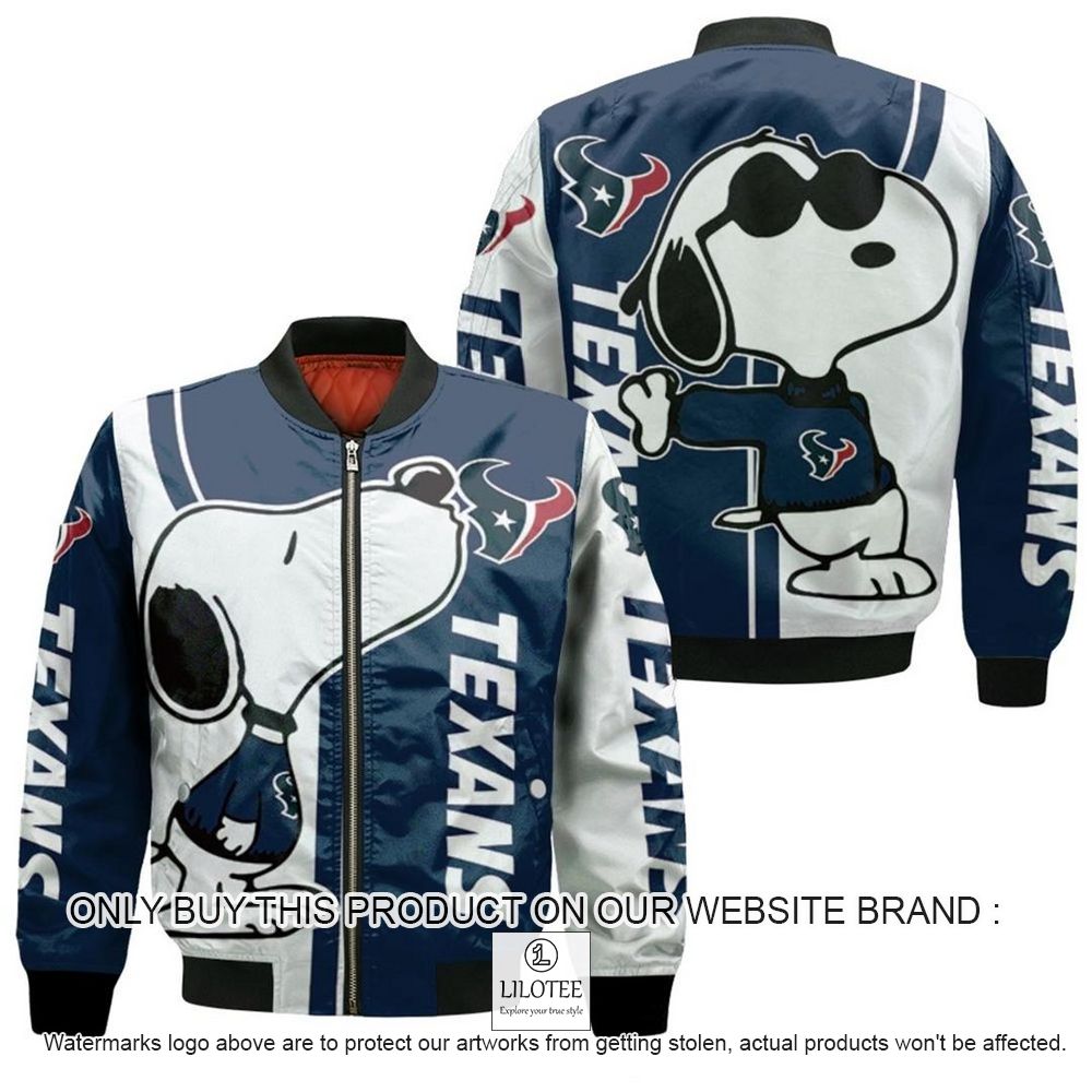 NFL Houston Texans Snoopy Bomber Jacket - LIMITED EDITION 11
