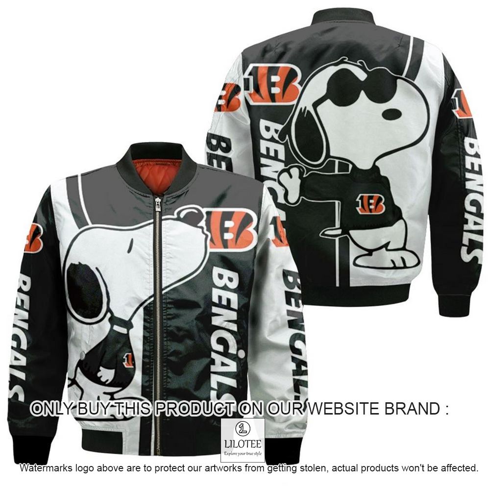 NFL Cincinnati Bengals Snoopy Bomber Jacket - LIMITED EDITION 10