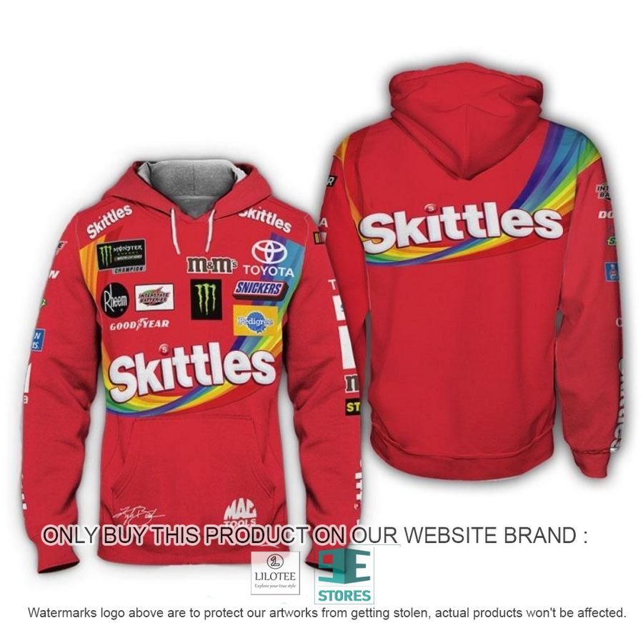 Skittles Kyle Busch Racing 3D Shirt, Hoodie 9