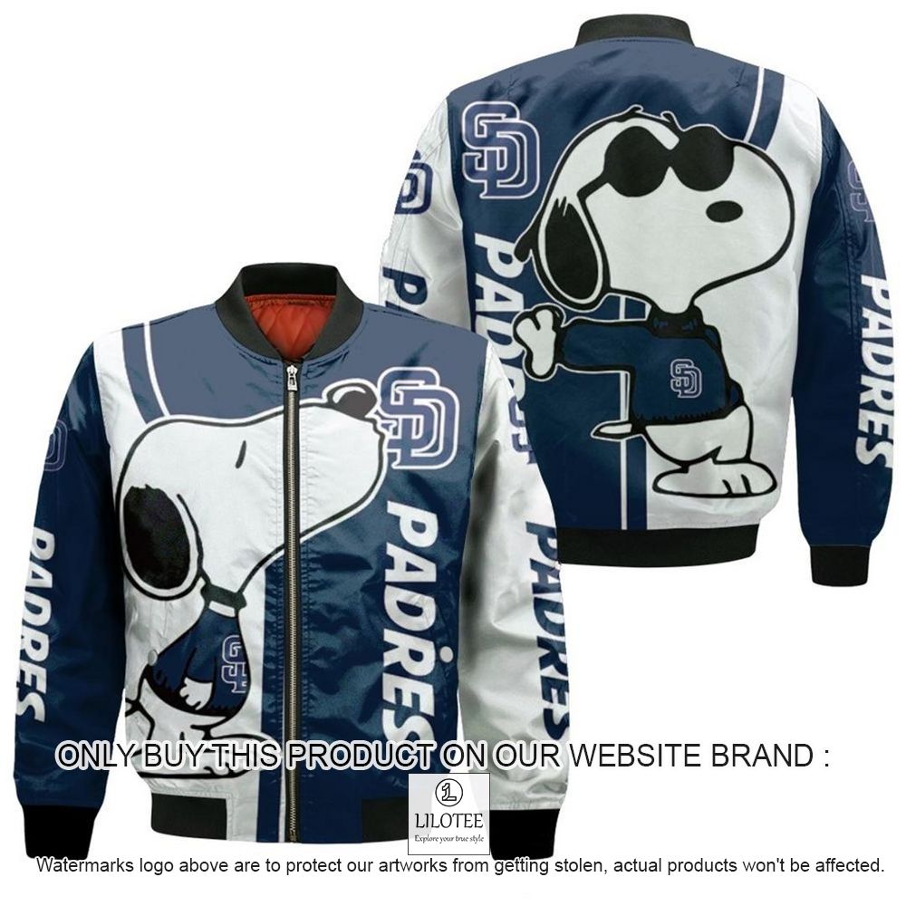 MLB San Diego Padres Snoopy Bomber Jacket - LIMITED EDITION 11