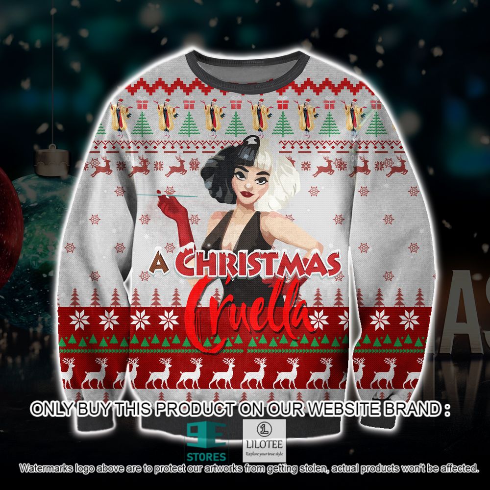 A Christmas Cruella Christmas Ugly Sweater - LIMITED EDITION 8