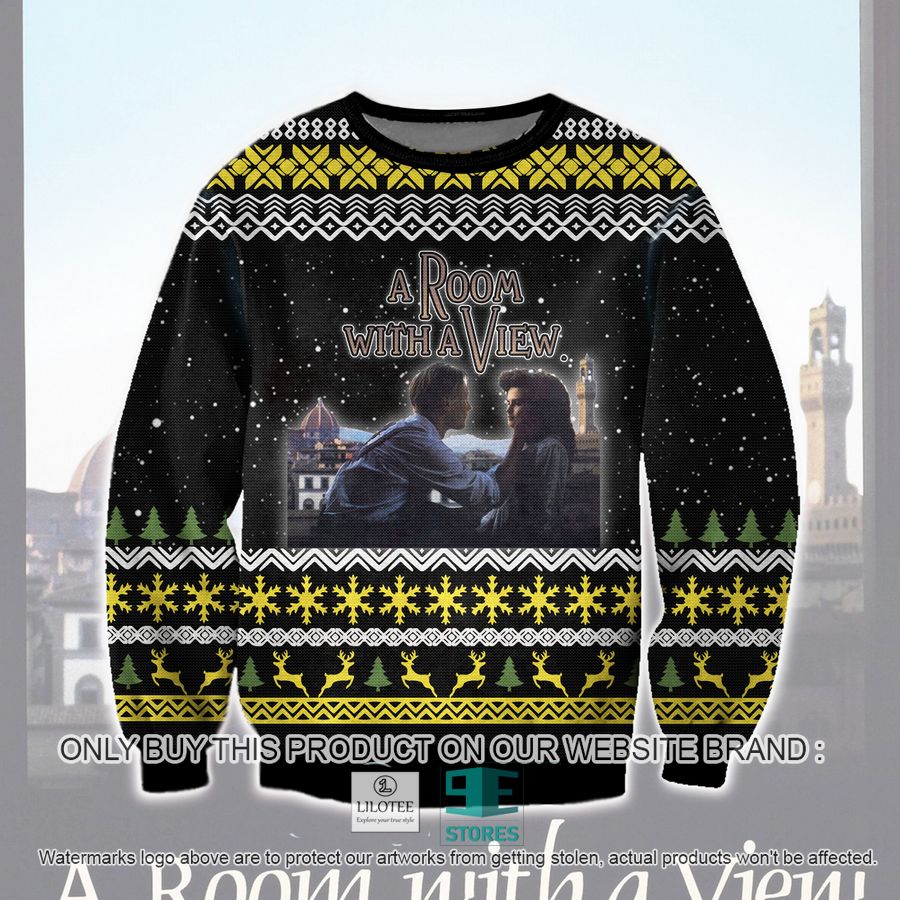 A Room With A View Ugly Christmas Sweater, Sweatshirt 16