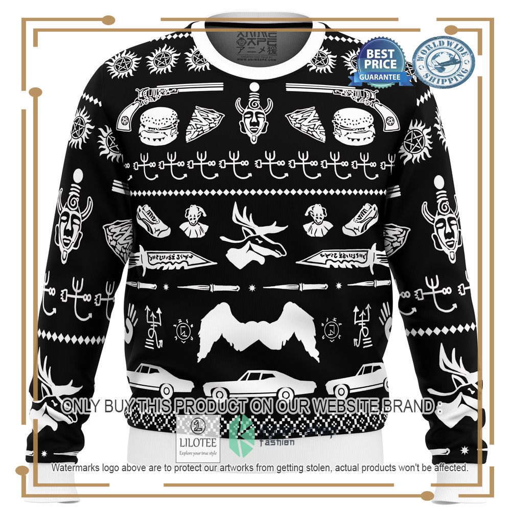 A Very Supernatural Christmas Supernatural Ugly Christmas Sweater - LIMITED EDITION 6