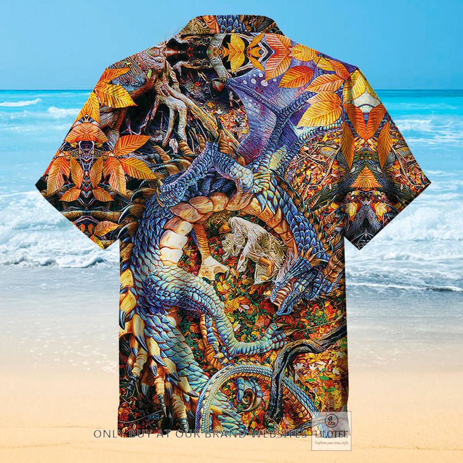 Alternative view of Abby's Dragon Hawaiian Shirt - LIMITED EDITION