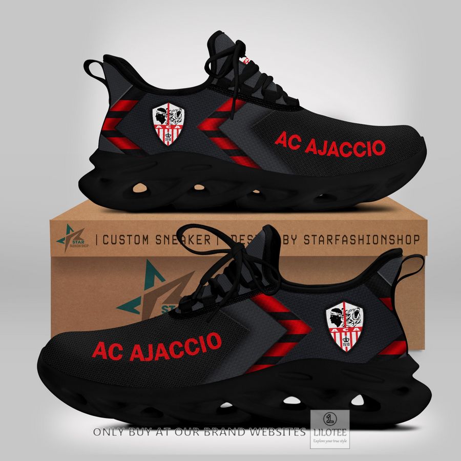 AC Ajaccio Ligue 1 and 2 Clunky Max Soul Shoes 9
