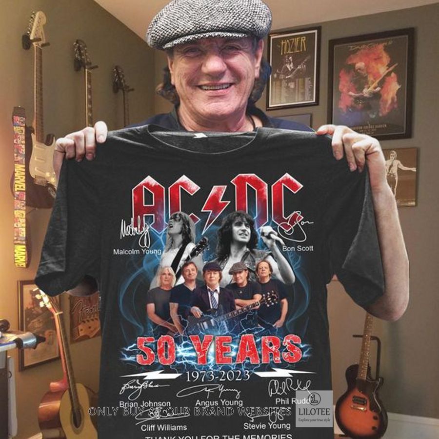 AC DC Band 50 Years Thank You For The Memories 2D Shirt, Hoodie 9
