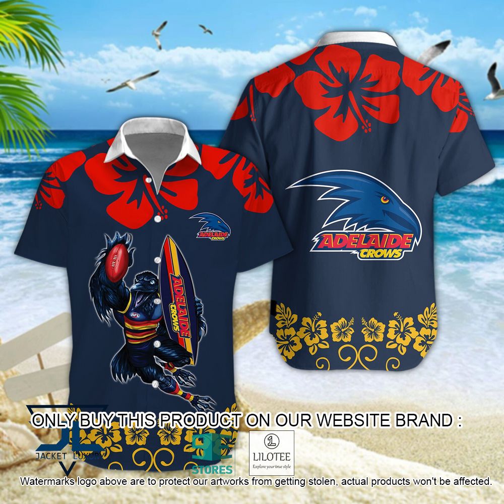 Adelaide Football Club Mascot Hawaiian Shirt, Short - LIMITED EDITION 5