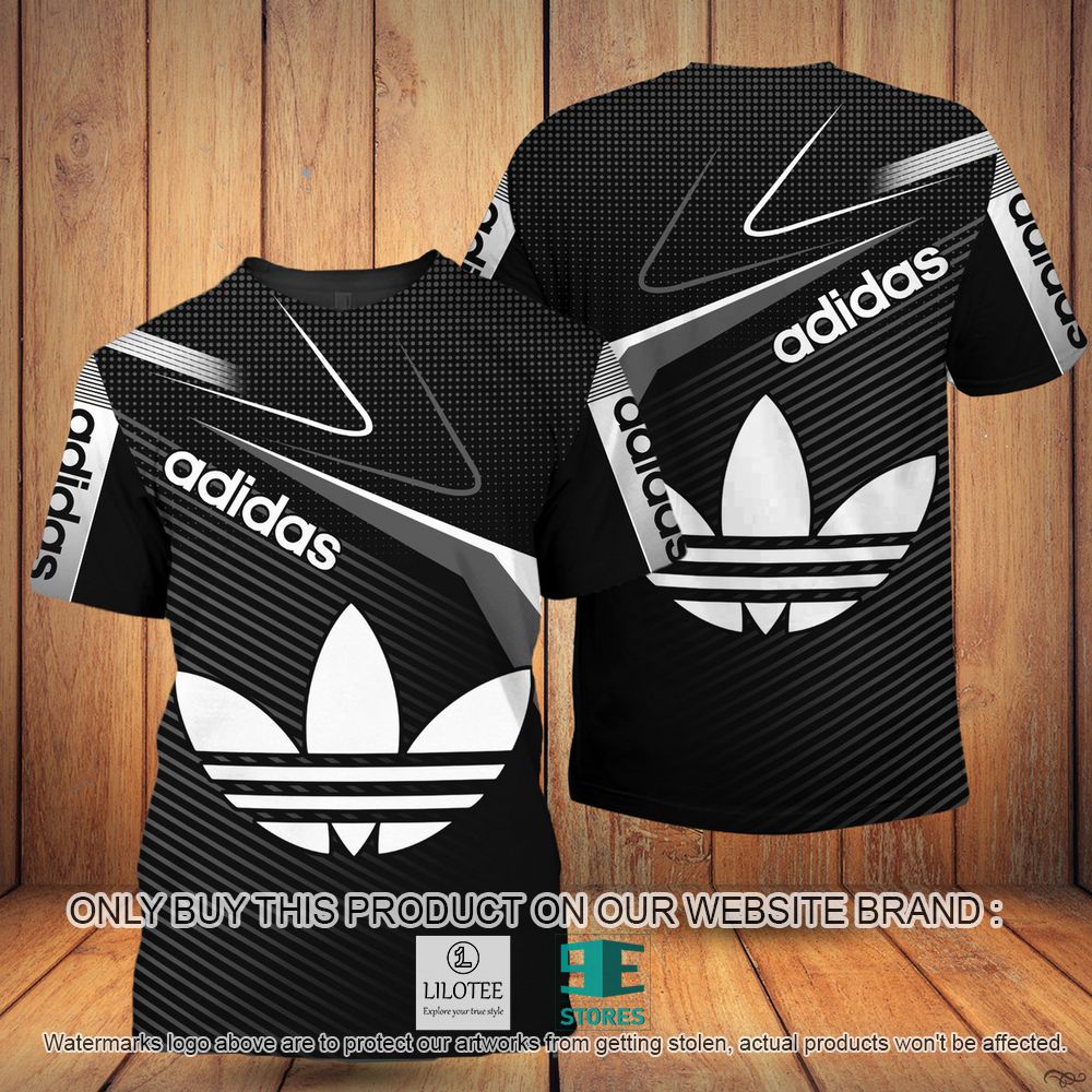 Adidas Black Big Logo 3D Shirt - LIMITED EDITION 10
