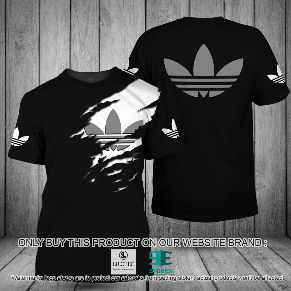 Adidas Black Color 3D Shirt - LIMITED EDITION 11