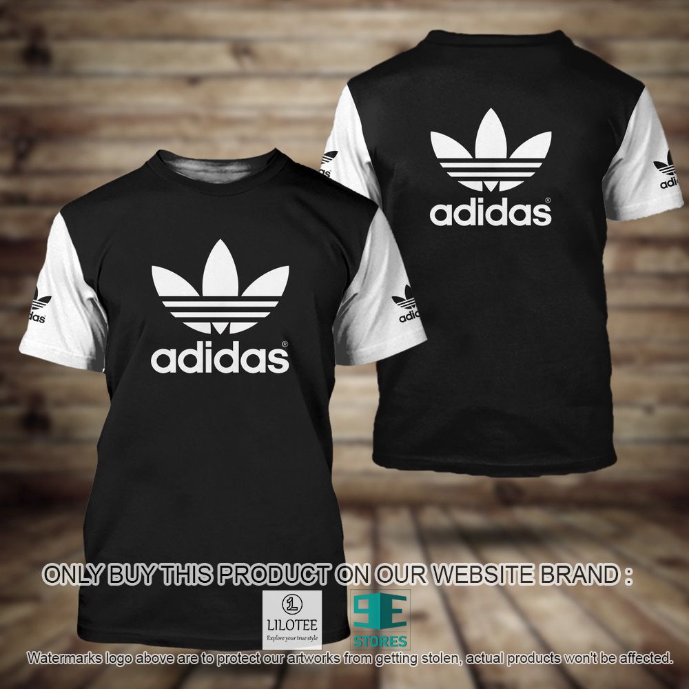 Adidas Black Logo 3D Shirt - LIMITED EDITION 10