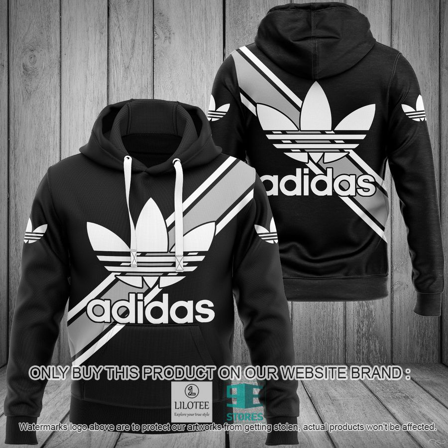 Adidas logo black 3D Hoodie - LIMITED EDITION 9