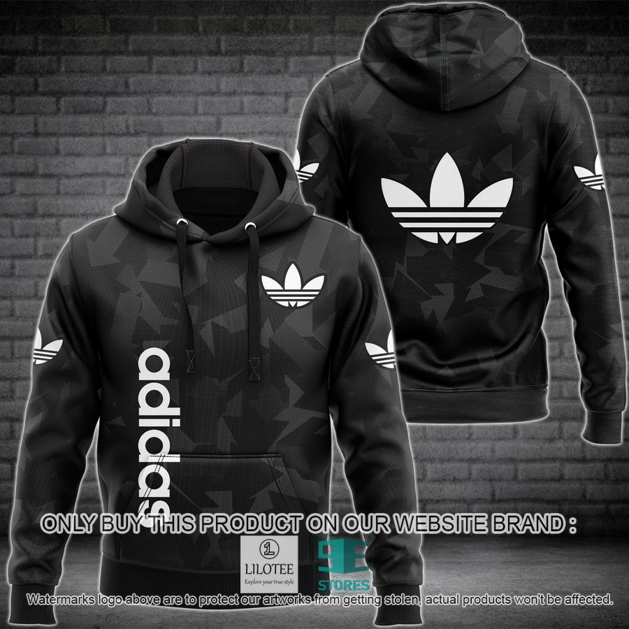 Adidas logo brand black 3D Hoodie - LIMITED EDITION 9