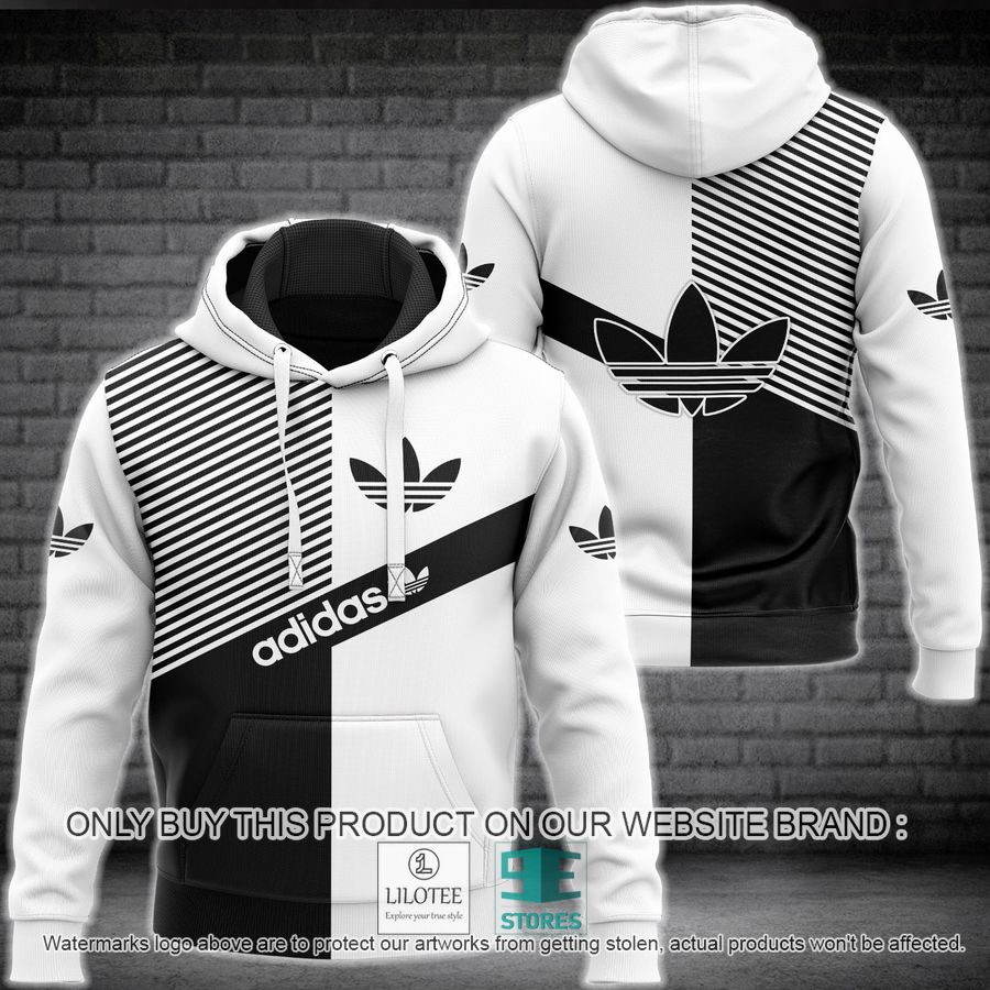 Adidas logo brand white 3D Hoodie - LIMITED EDITION 9