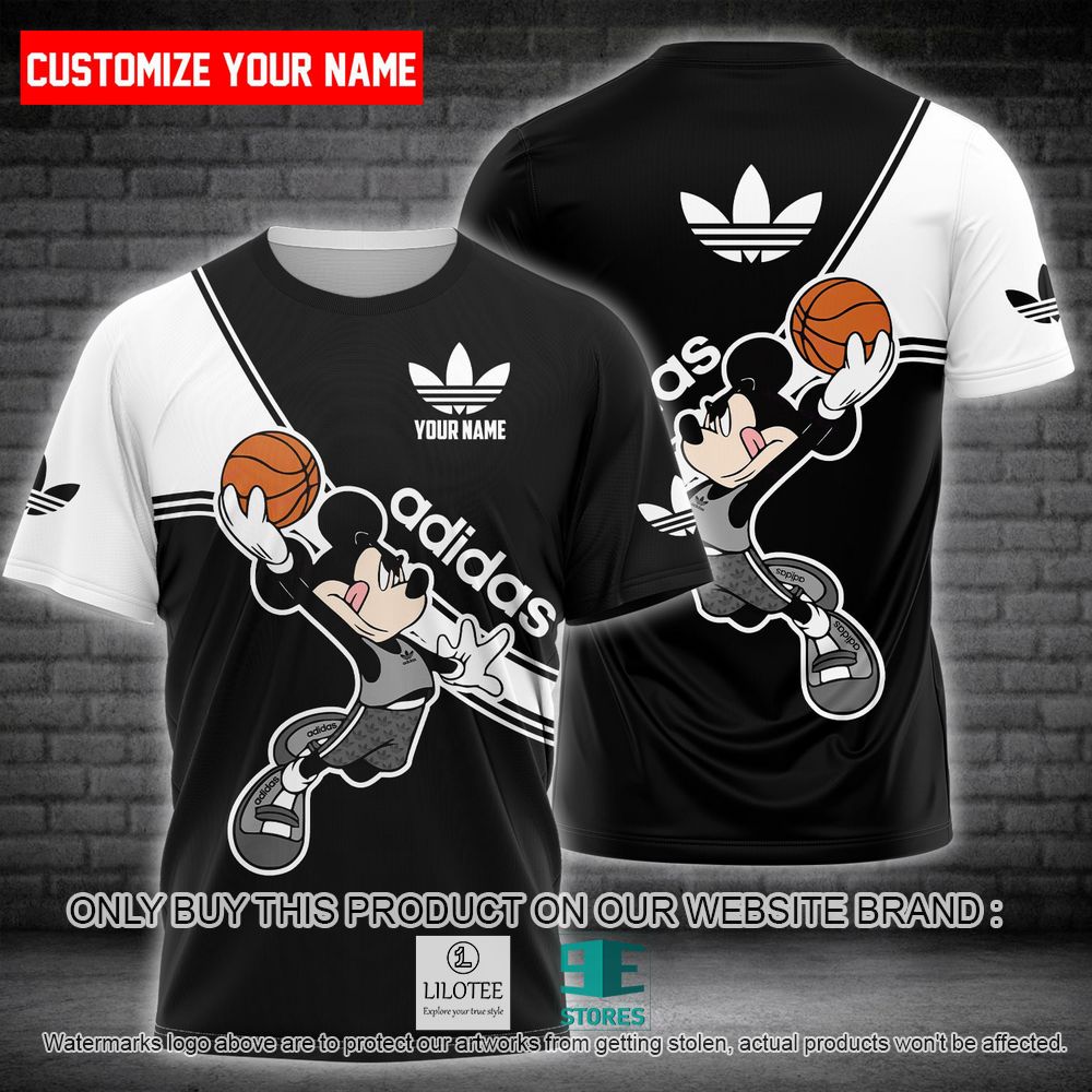 Adidas Mickey Mouse Custom Name 3D Shirt - LIMITED EDITION 10