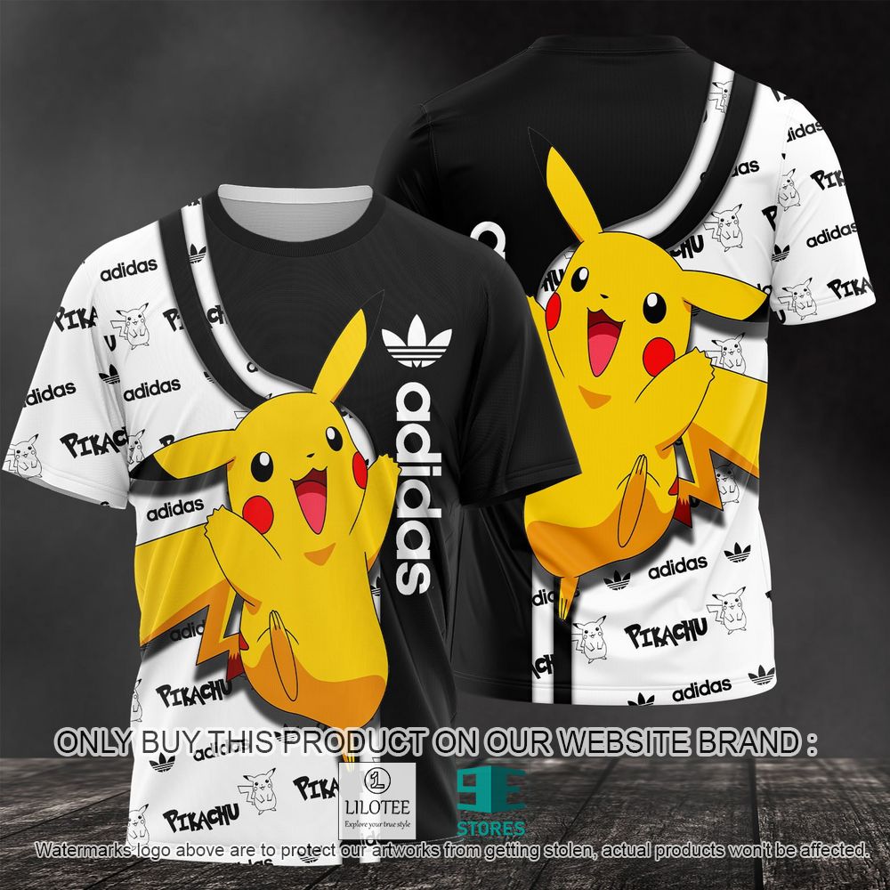 Adidas Pikachu 3D Shirt - LIMITED EDITION 11