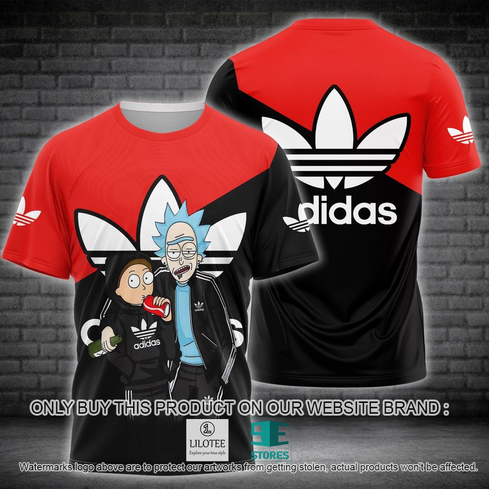 Adidas Rick and Morty 3D Shirt - LIMITED EDITION 11