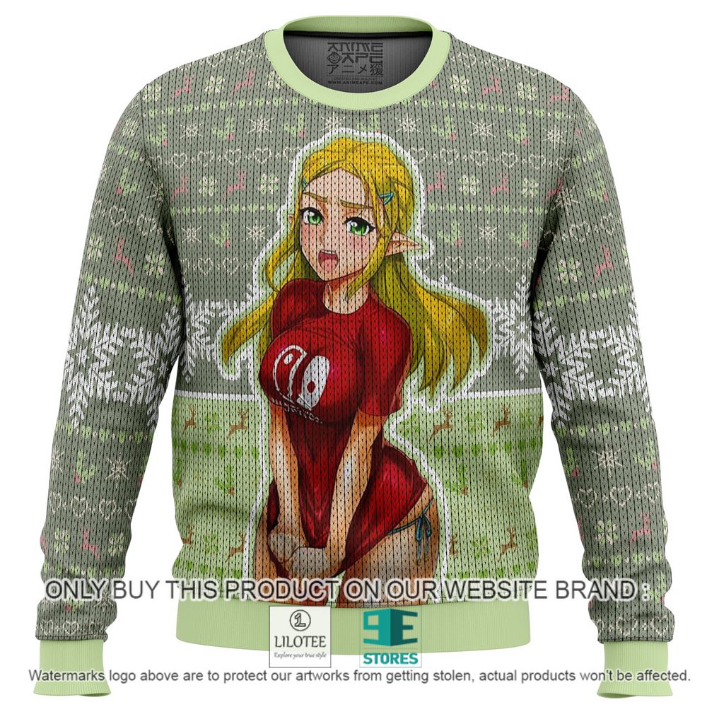 Ahegao Zelda Legend of Zelda Christmas Sweater - LIMITED EDITION 11