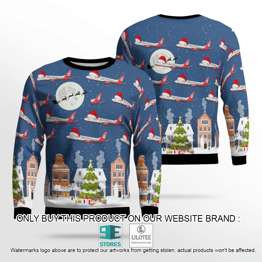 Air Berlin Boeing 737-800 Flying home for Christmas Christmas Wool Sweater - LIMITED EDITION 13