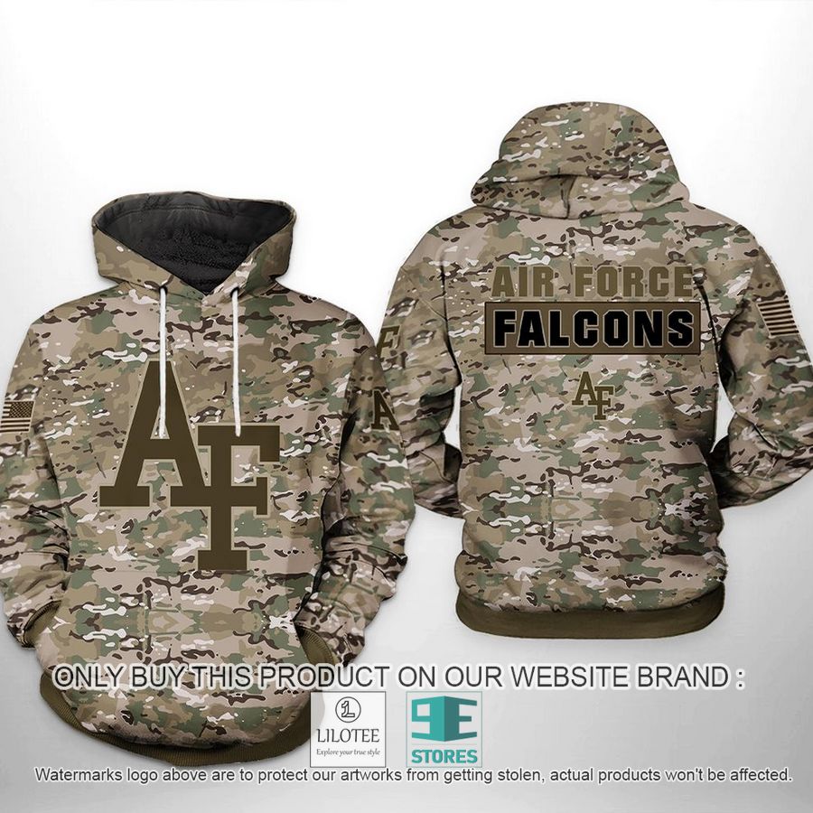 Air Force Falcons NCAA Camo Veteran 3D Hoodie, Zip Hoodie - LIMITED EDITION 9