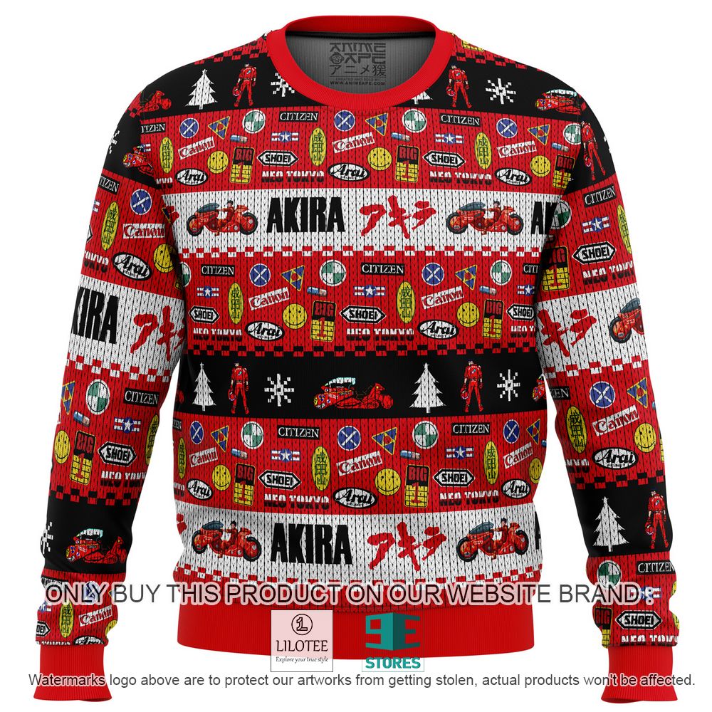 Akira Bike Decals Ugly Christmas Sweater - LIMITED EDITION 11