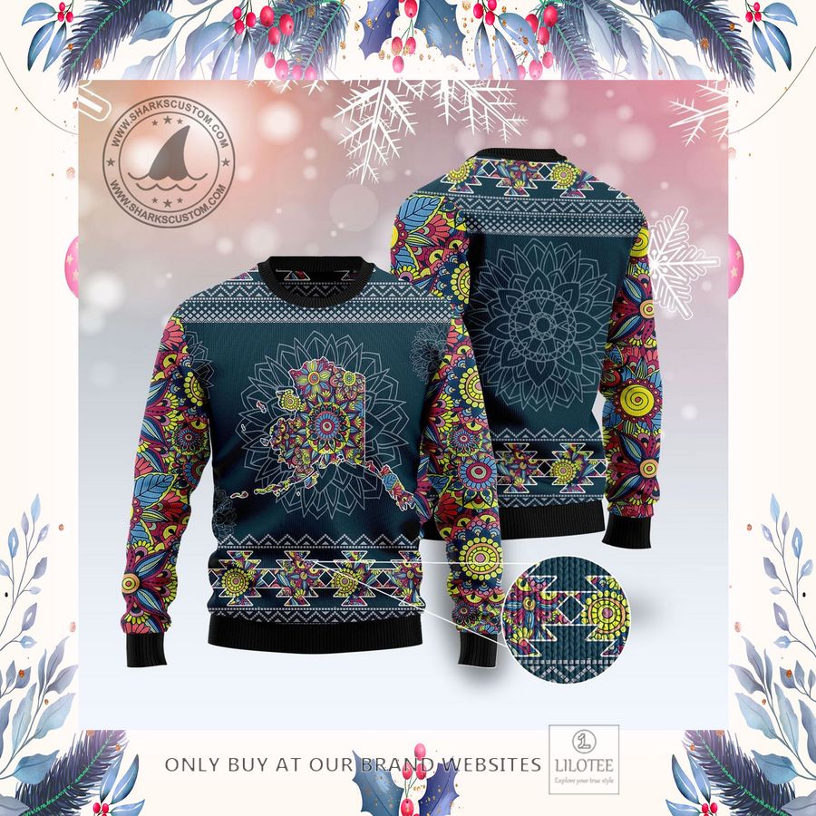 Alaska Blue Mandal Ugly Christmas Sweater - LIMITED EDITION 12 Alaska Blue Mandal Ugly Christmas Sweater - LIMITED EDITION - Image 12
